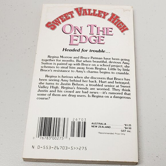 Sweet Valley High Book #40 On The Edge - Picture 2 of 4